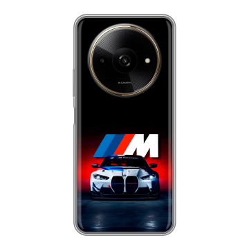 Силиконовый чехол на Poco C61 с принтом БМВ BMW Силиконовый чехол на Poco C61 с принтом БМВ BMW