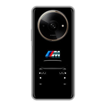 Силиконовый чехол на Poco C61 с принтом БМВ BMW Силиконовый чехол на Poco C61 с принтом БМВ BMW
