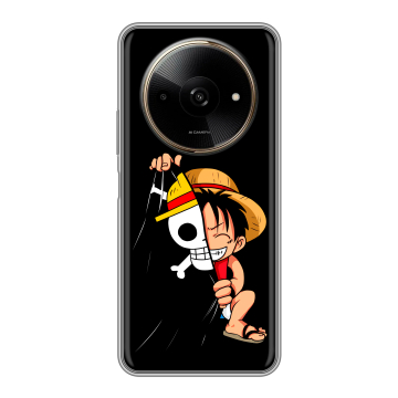 Силиконовый чехол на Poco C61 с принтом One Piece Ван Пис Силиконовый чехол на Poco C61 с принтом One Piece Ван Пис
