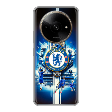 Силиконовый чехол на Poco C61 с принтом Chelsea Челси Силиконовый чехол на Poco C61 с принтом Chelsea Челси