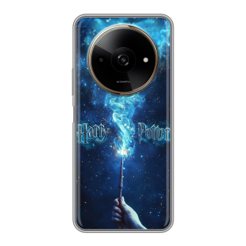 Силиконовый чехол на Poco C61 с принтом Harry Potter Гарри Поттер