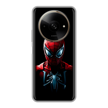 Силиконовый чехол на Poco C61 с принтом Spiderman Человек паук Силиконовый чехол на Poco C61 с принтом Spiderman Человек паук