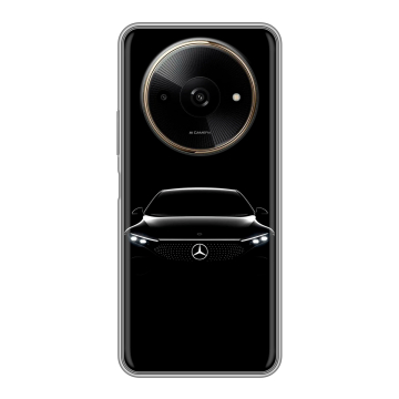 Силиконовый чехол на Poco C61 с принтом Mercedes Мерседес