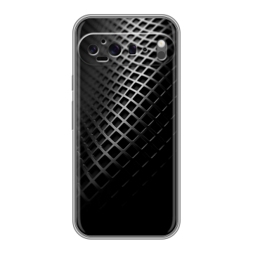Силиконовый чехол на Google Pixel 9 Pro XL с принтом Текстура металла