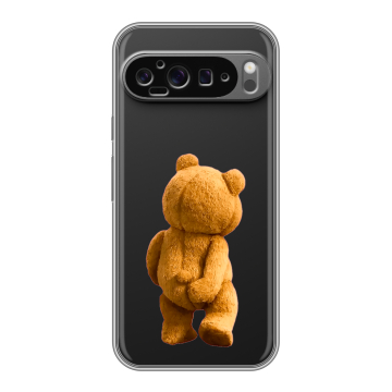 Силиконовый чехол на Google Pixel 9 Pro XL с принтом Медведь