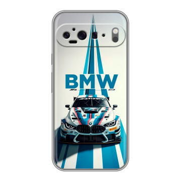 Силиконовый чехол на Google Pixel 9 Pro XL с принтом БМВ BMW