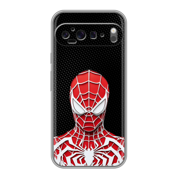 Силиконовый чехол на Google Pixel 9 Pro XL с принтом человек паук spiderman