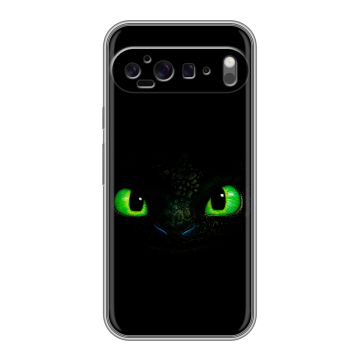Силиконовый чехол на Google Pixel 9 Pro XL с принтом Как приручить дракона