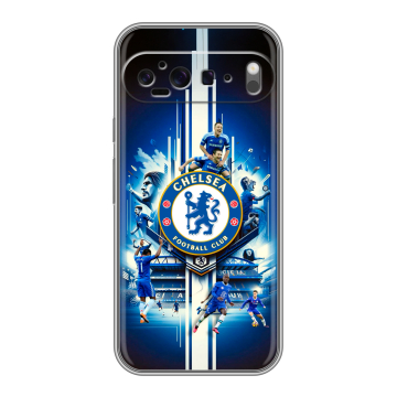 Силиконовый чехол на Google Pixel 9 Pro XL с принтом Chelsea Челси