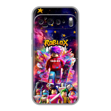 Силиконовый чехол на Google Pixel 9 Pro XL с принтом Roblox Роблокс Силиконовый чехол на Google Pixel 9 Pro XL с принтом Roblox Роблокс