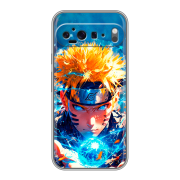 Силиконовый чехол на Google Pixel 9 Pro XL с принтом Аниме Наруто Naruto