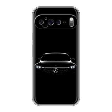 Силиконовый чехол на Google Pixel 9 Pro XL с принтом Mercedes Мерседес
