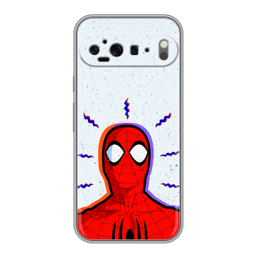 Силиконовый чехол на Google Pixel 9 Pro XL с принтом Spiderman Человек паук