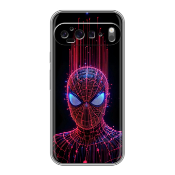 Силиконовый чехол на Google Pixel 9 Pro XL с принтом Spiderman Человек паук