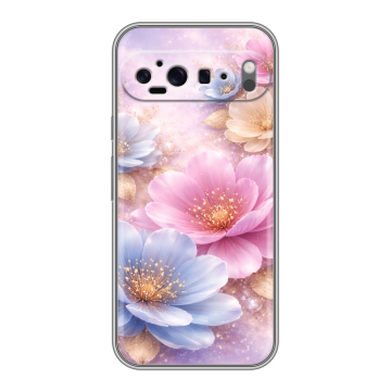 Силиконовый чехол на Google Pixel 9 Pro XL с принтом женский