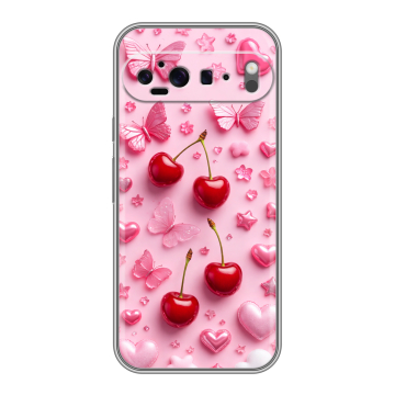 Силиконовый чехол на Google Pixel 9 Pro XL с принтом для девочек