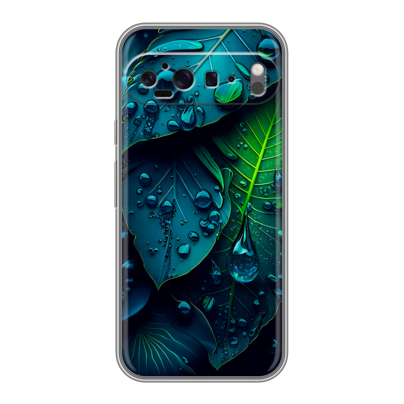 Силиконовый чехол на Google Pixel 9 Pro XL с принтом Листья Силиконовый чехол на Google Pixel 9 Pro XL с принтом Листья