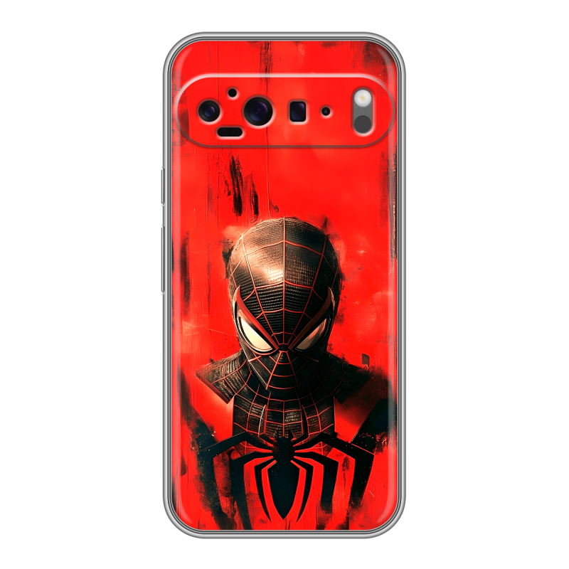 Силиконовый чехол на Google Pixel 9 Pro XL с принтом человек паук spiderman Силиконовый чехол на Google Pixel 9 Pro XL с принтом человек паук spiderman
