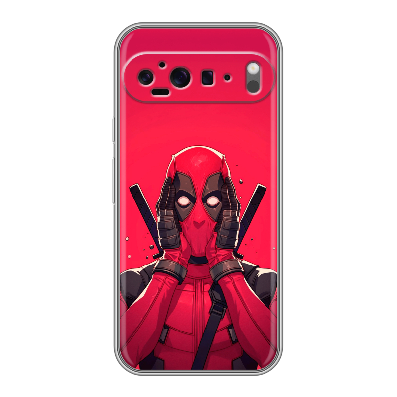Силиконовый чехол на Google Pixel 9 Pro XL с принтом Дедпул Deadpool Силиконовый чехол на Google Pixel 9 Pro XL с принтом Дедпул Deadpool