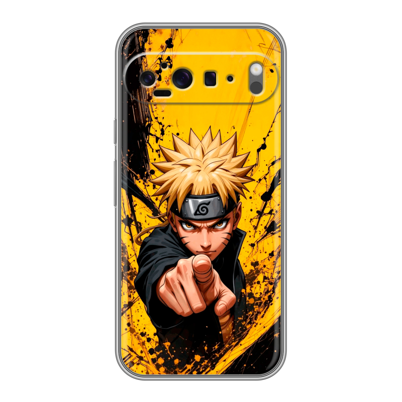 Силиконовый чехол на Google Pixel 9 Pro XL с принтом Naruto Наруто Силиконовый чехол на Google Pixel 9 Pro XL с принтом Naruto Наруто