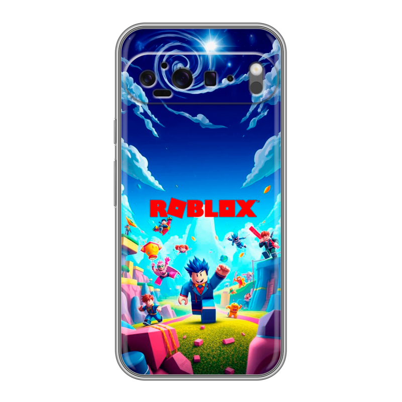 Силиконовый чехол на Google Pixel 9 Pro XL с принтом Roblox Роблокс Силиконовый чехол на Google Pixel 9 Pro XL с принтом Roblox Роблокс