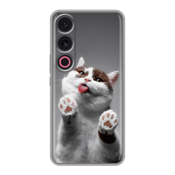 Силиконовый чехол на Meizu 21 с принтом Коты