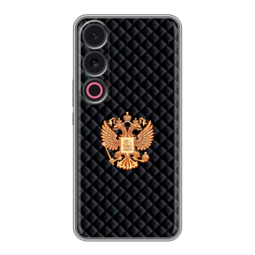 Силиконовый чехол на Meizu 21 с принтом Герб России принт Силиконовый чехол на Meizu 21 с принтом Герб России принт
