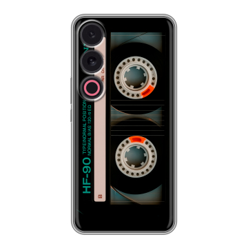 Силиконовый чехол на Meizu 21 с принтом Кассета Силиконовый чехол на Meizu 21 с принтом Кассета