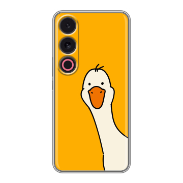 Силиконовый чехол на Meizu 21 с принтом Утка Силиконовый чехол на Meizu 21 с принтом Утка