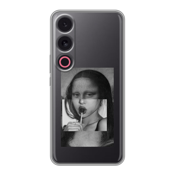 Силиконовый чехол на Meizu 21 с принтом Мона Лиза Силиконовый чехол на Meizu 21 с принтом Мона Лиза