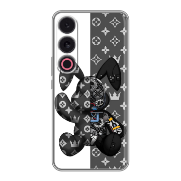 Силиконовый чехол на Meizu 21 с принтом Луи робот Силиконовый чехол на Meizu 21 с принтом Луи робот