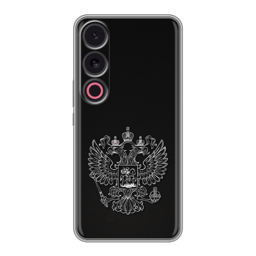 Силиконовый чехол на Meizu 21 с принтом Герб России