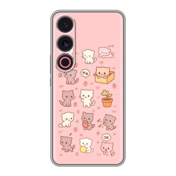 Силиконовый чехол на Meizu 21 с принтом Hello Kitty Хелоу Кити