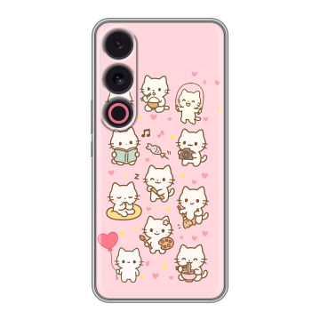 Силиконовый чехол на Meizu 21 с принтом Hello Kitty Хелоу Кити Силиконовый чехол на Meizu 21 с принтом Hello Kitty Хелоу Кити