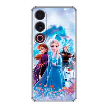 Силиконовый чехол на Meizu 21 с принтом Холодное сердце Frozen Силиконовый чехол на Meizu 21 с принтом Холодное сердце Frozen