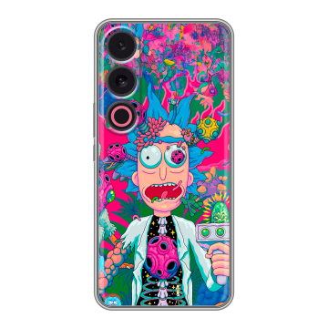 Силиконовый чехол на Meizu 21 с принтом Рик и Морти Rick Morty Силиконовый чехол на Meizu 21 с принтом Рик и Морти Rick Morty