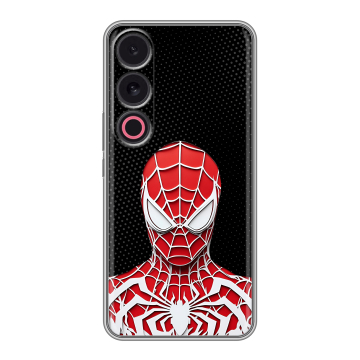Силиконовый чехол на Meizu 21 с принтом человек паук spiderman