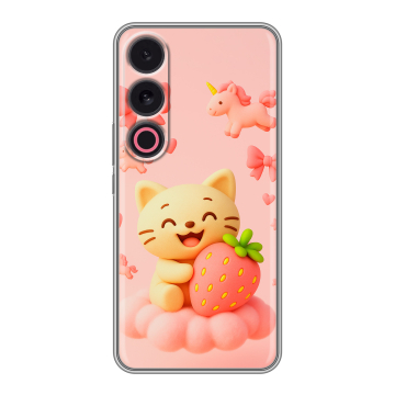 Силиконовый чехол на Meizu 21 с принтом для девочек