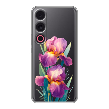 Силиконовый чехол на Meizu 21 с принтом Цветы орхидеи