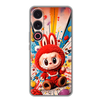 Силиконовый чехол на Meizu 21 с принтом Labubu Лабубу Силиконовый чехол на Meizu 21 с принтом Labubu Лабубу