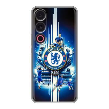 Силиконовый чехол на Meizu 21 с принтом Chelsea Челси