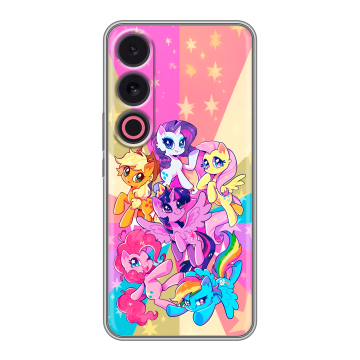 Силиконовый чехол на Meizu 21 с принтом My little pony Дружба чудо Силиконовый чехол на Meizu 21 с принтом My little pony Дружба чудо