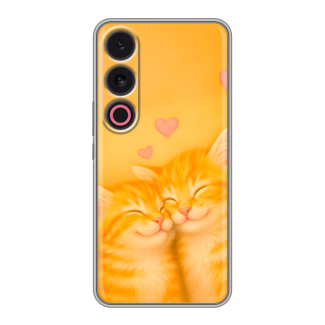 Силиконовый чехол на Meizu 21 с принтом Милые котята Силиконовый чехол на Meizu 21 с принтом Милые котята