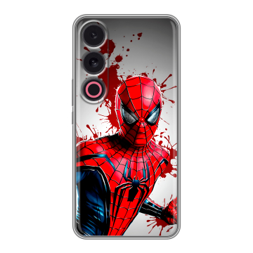 Силиконовый чехол на Meizu 21 с принтом Spiderman Человек паук