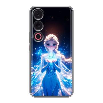 Силиконовый чехол на Meizu 21 с принтом Холодное сердце Frozen Силиконовый чехол на Meizu 21 с принтом Холодное сердце Frozen