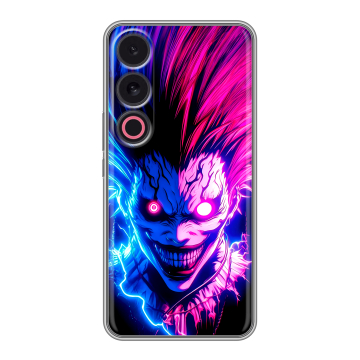 Силиконовый чехол на Meizu 21 с принтом Death note Тетрадь смерти