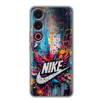 Силиконовый чехол на Meizu 21 с принтом Nike Найк