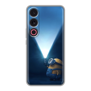 Силиконовый чехол на Meizu 21 с принтом Миньоны Силиконовый чехол на Meizu 21 с принтом Миньоны