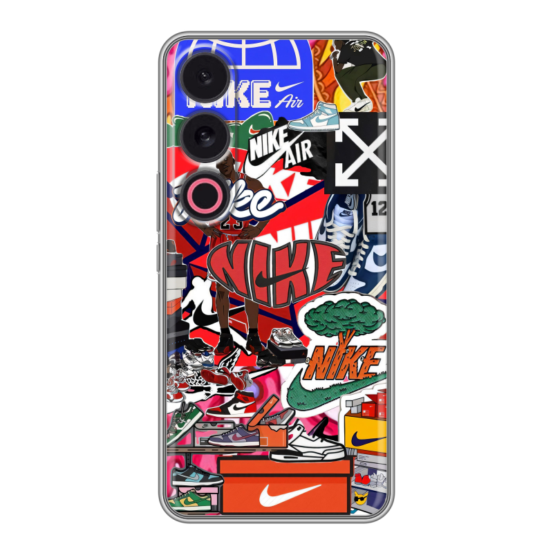 Силиконовый чехол на Meizu 21 с принтом Найк Nike яркий Силиконовый чехол на Meizu 21 с принтом Найк Nike яркий