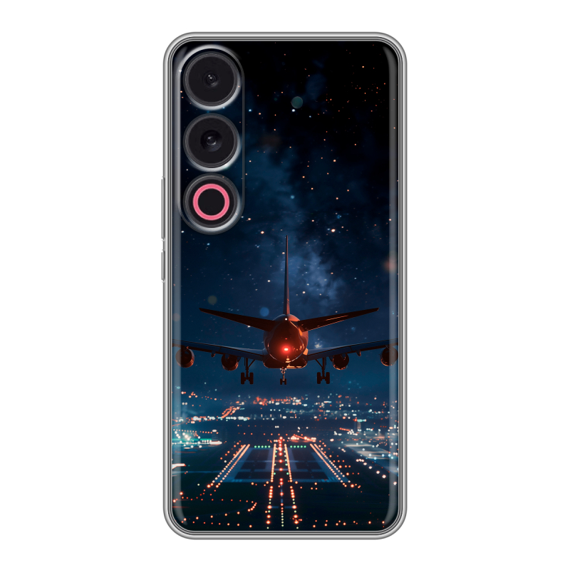 Силиконовый чехол на Meizu 21 с принтом самолет Силиконовый чехол на Meizu 21 с принтом самолет